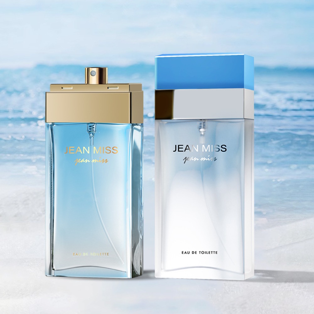 Perfume Fragrance Notes - Fragancia floral marina azul claro para