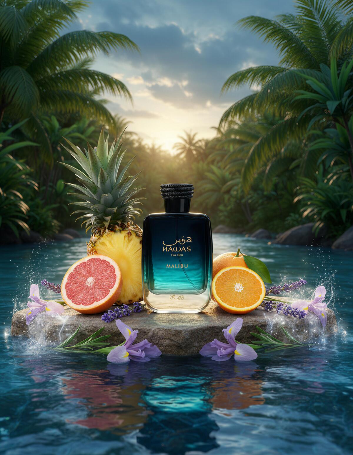Rasasi Hawas Malibu For Him ED - Perfume Fragrance Notes reseña y precio