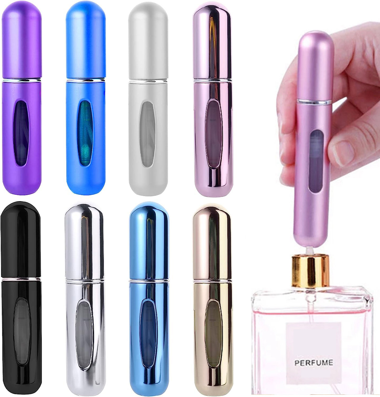 Mini botella de Perfume recarg - Perfume Travel Set reseña y precio